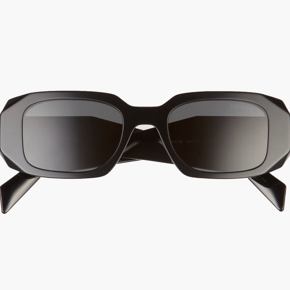 Prada Runway 49mm Rectangular Sunglasses - Picture 3 of 7